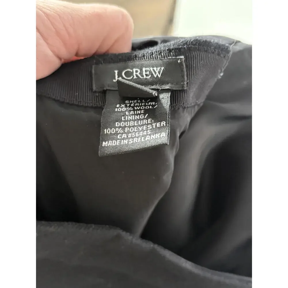 J Crew No. 2 Pencil Skirt Wool Lined 6